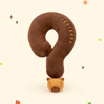 Question Mark Capybara Stuffed Animal Plush Toy, Funny Plushies